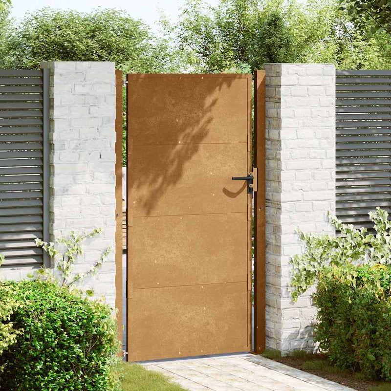 Poartă de grădină 100 x 175 cm Oțel vopsit electrostatic Blocat