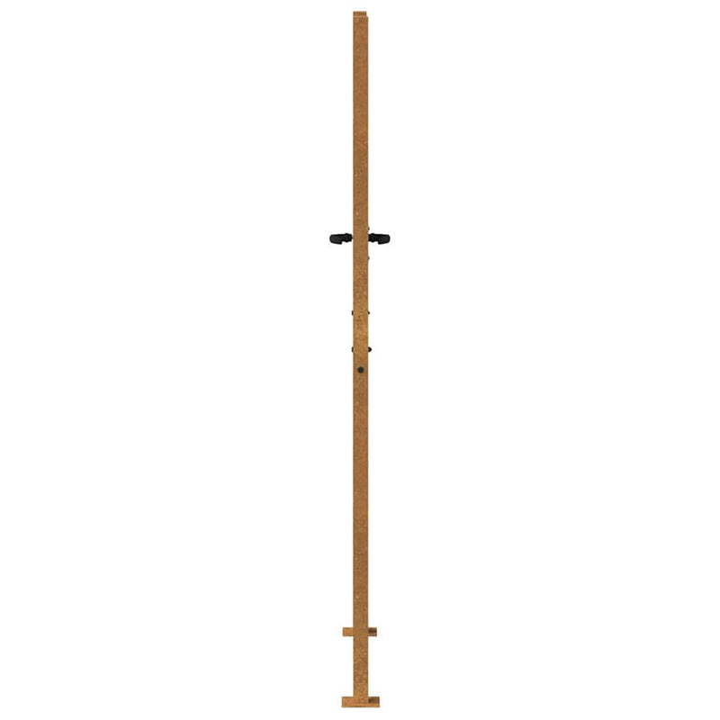 Poartă de grădină 100 x 175 cm Oțel vopsit electrostatic Blocat