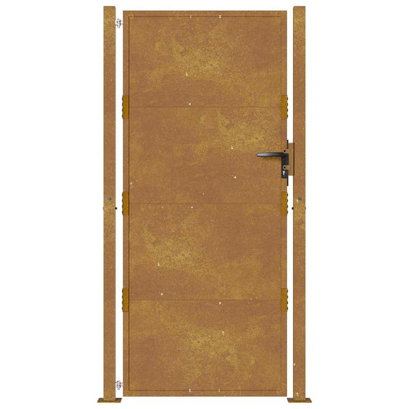 Poartă de grădină 100 x 200 cm Oțel vopsit electrostatic Blocat