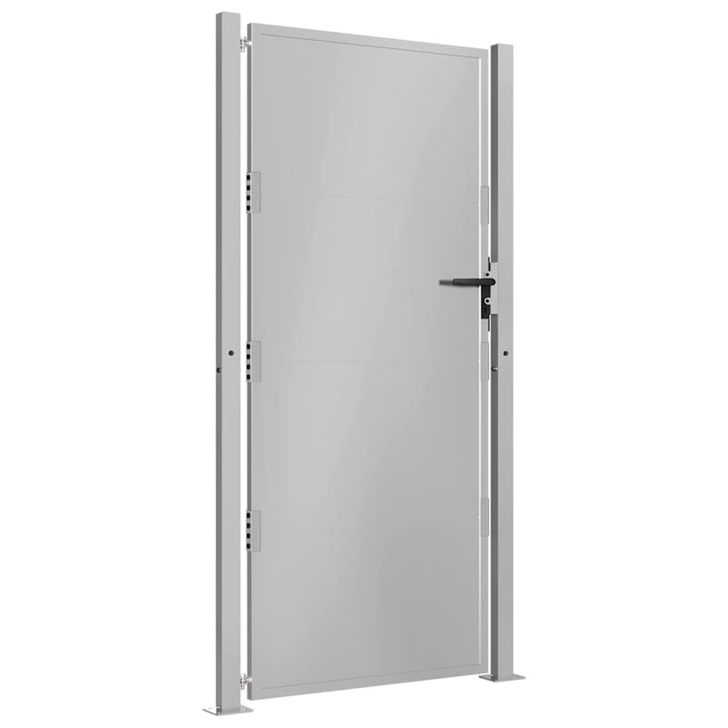 Poartă de grădină 100 x 200 cm Oțel vopsit electrostatic Blocat
