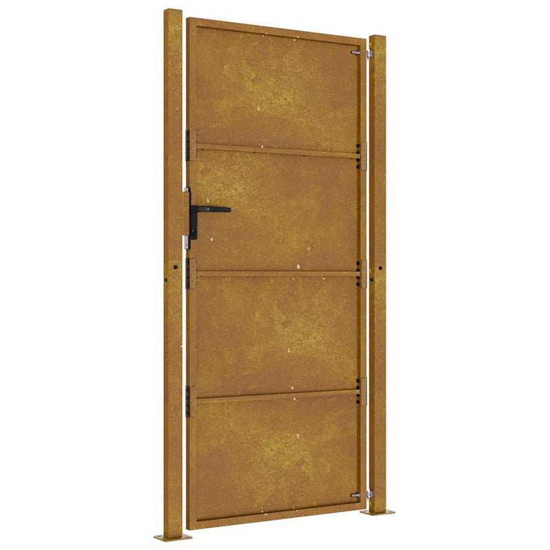 Poartă de grădină 100 x 200 cm Oțel vopsit electrostatic Blocat