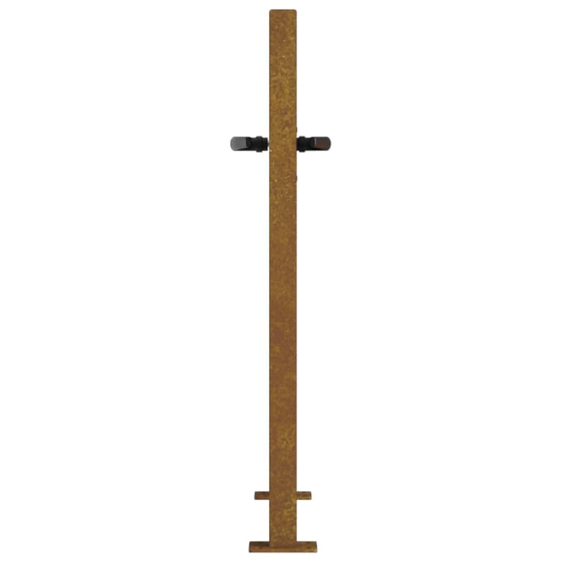 Poartă de grădină 100 x 75 cm Oțel vopsit în pulbere Blocat