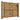 Poartă de grădină 100x100 cm, oțel Corten, design pătrat