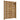 Poartă de grădină 100x125 cm, oțel Corten, design pătrat