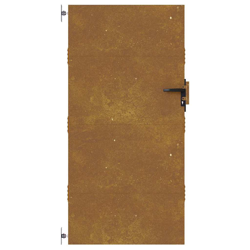 Poartă de grădină 85 x 200 cm Oțel vopsit în pulbere Blocat