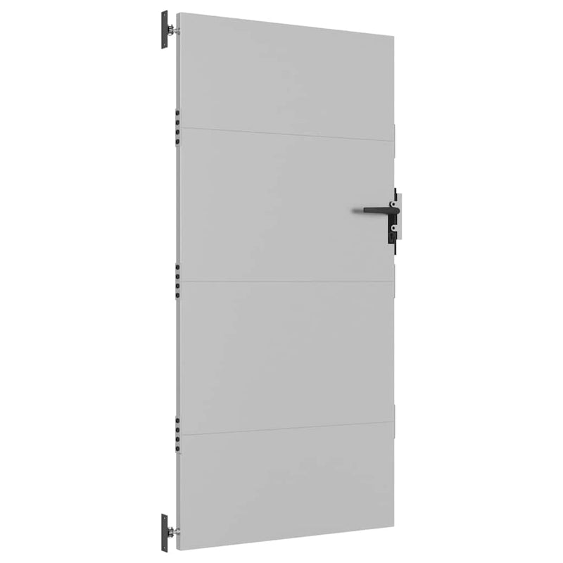 Poartă de grădină 85 x 200 cm Oțel vopsit în pulbere Blocat