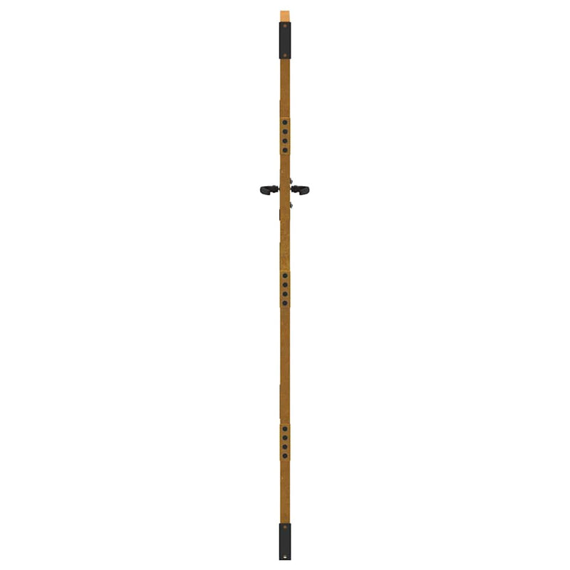 Poartă de grădină 85 x 200 cm Oțel vopsit în pulbere Blocat