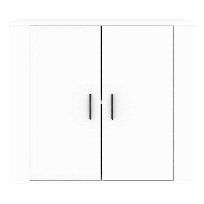 Dulap, alb, 80x33x70 cm, lemn prelucrat