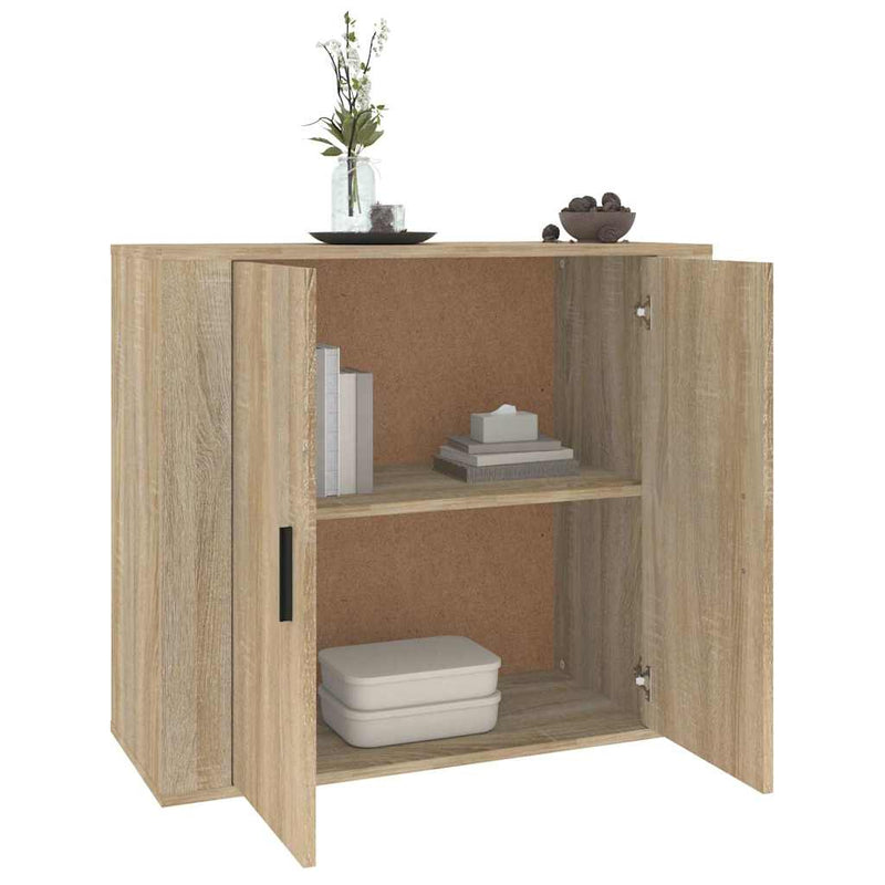 Dulap, stejar sonoma, 80x33x70 cm, lemn compozit