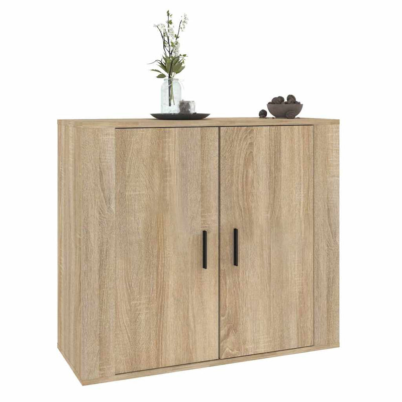 Dulap, stejar sonoma, 80x33x70 cm, lemn compozit