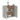 Dulap, gri beton, 80x33x70 cm, lemn prelucrat