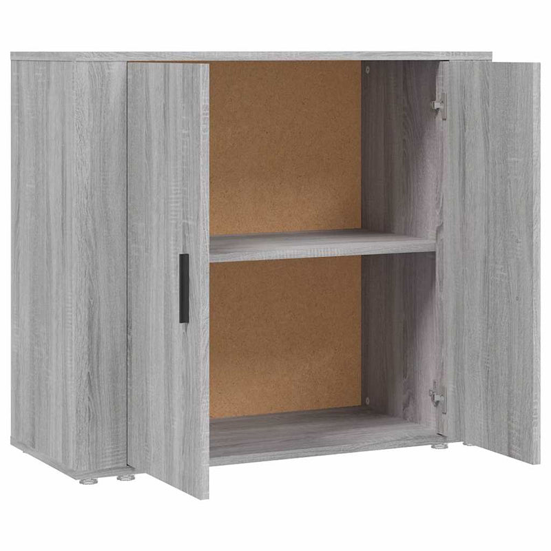 Dulap, gri sonoma, 80x33x70 cm, lemn compozit