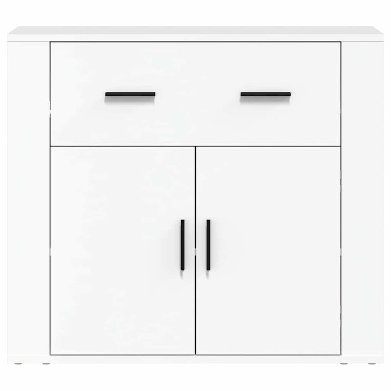 Dulap, alb, 80x33x70 cm, lemn prelucrat