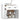 Dulap, alb, 80x33x70 cm, lemn prelucrat