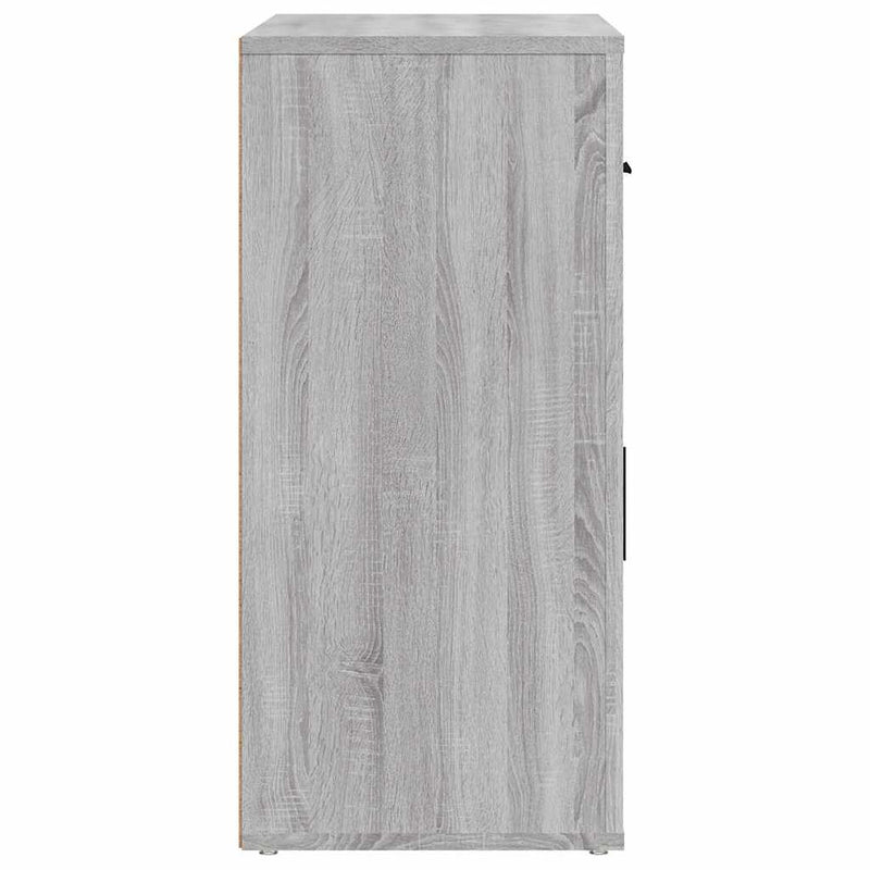 Dulap, gri sonoma, 80x33x70 cm, lemn compozit