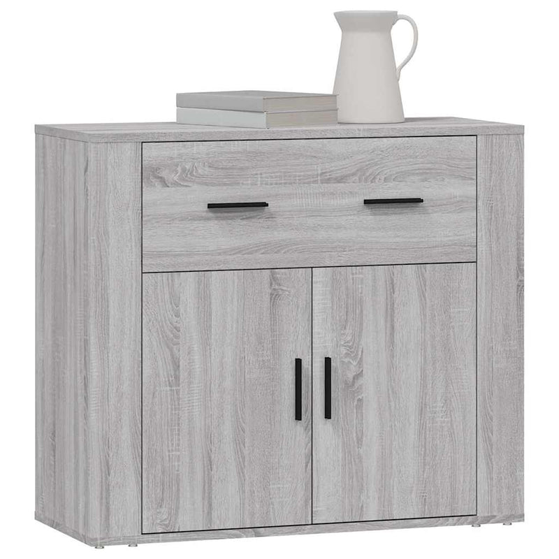 Dulap, gri sonoma, 80x33x70 cm, lemn compozit