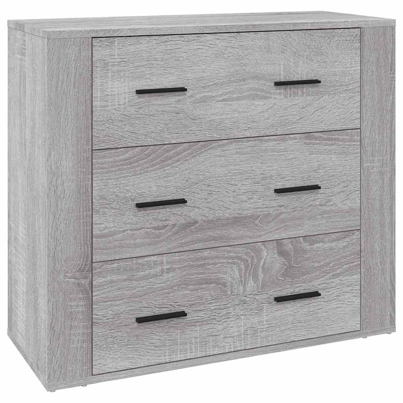 Dulap, gri sonoma, 80x33x70 cm, lemn compozit