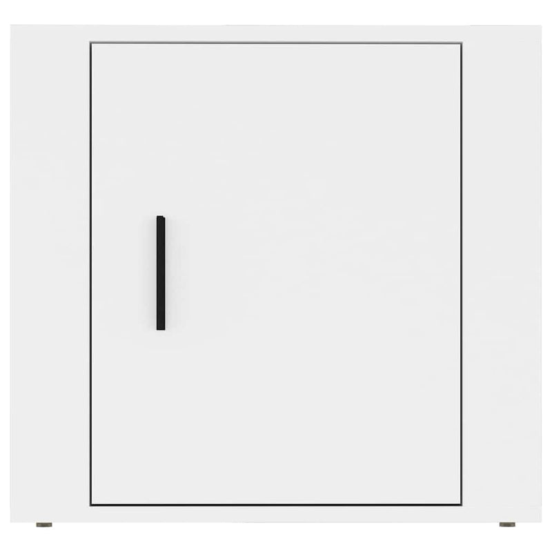 Noptiere, 2 buc., alb, 50x39x47 cm
