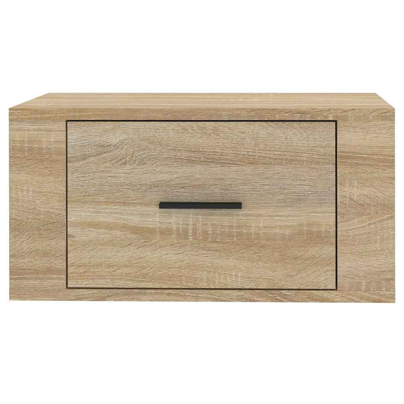 Noptiere de perete, 2 buc., stejar sonoma, 50x36x25 cm