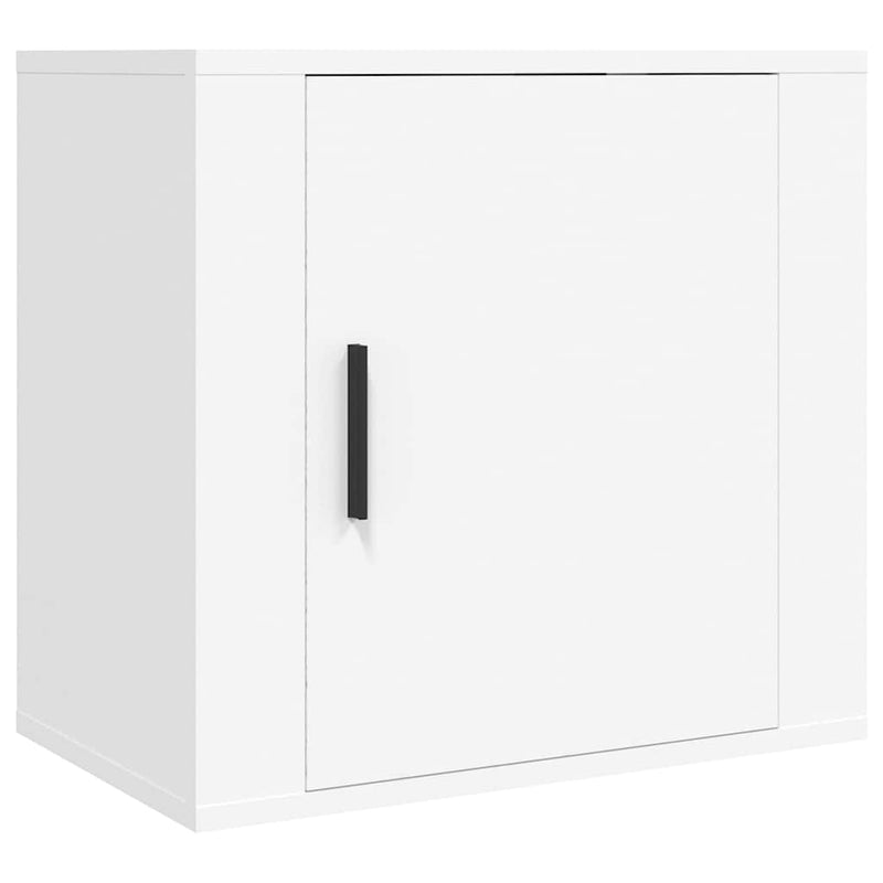 Noptiere de perete, 2 buc., alb, 50x36x47 cm