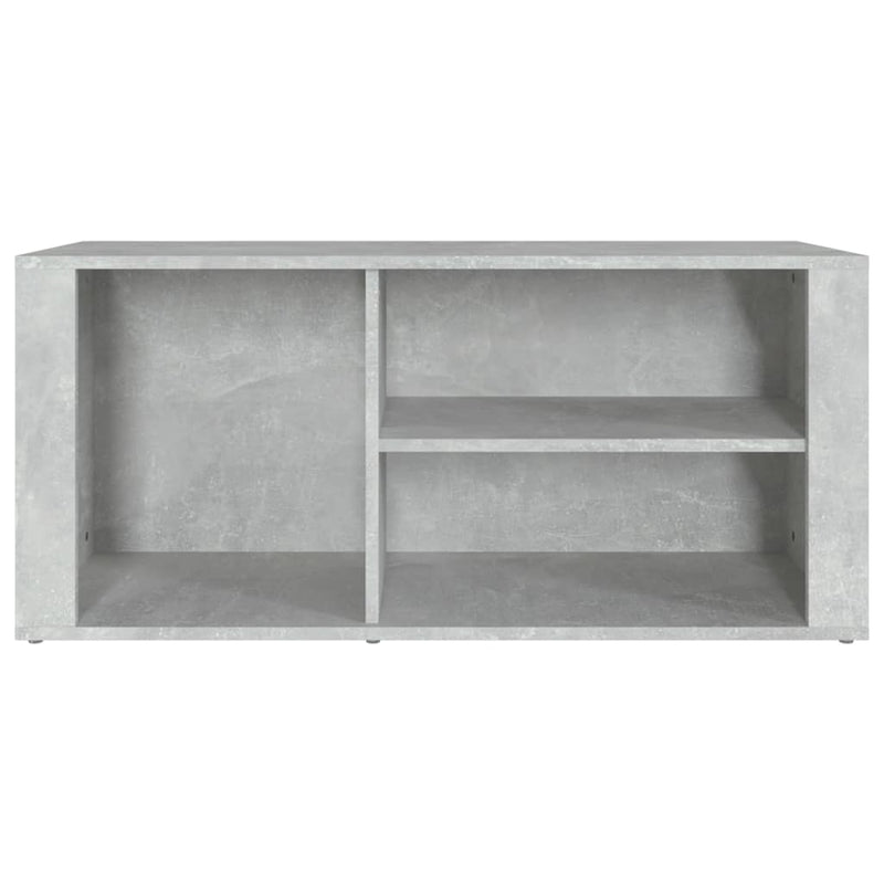 Pantofar, gri beton, 100x35x45 cm, lemn prelucrat
