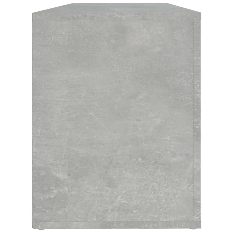 Pantofar, gri beton, 100x35x45 cm, lemn prelucrat
