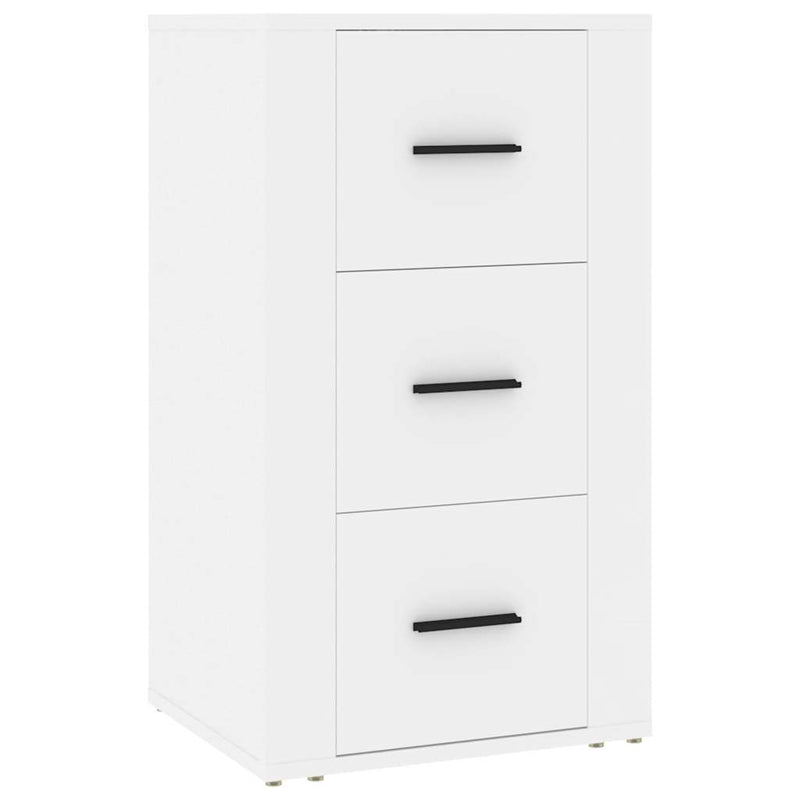 Dulap, alb, 40x33x70 cm, lemn prelucrat