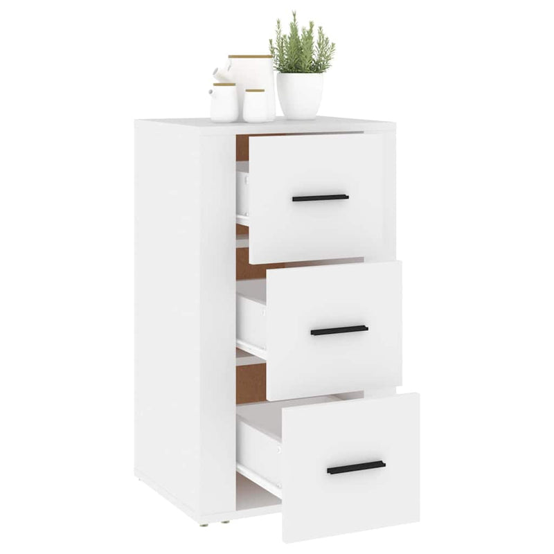 Dulap, alb, 40x33x70 cm, lemn prelucrat