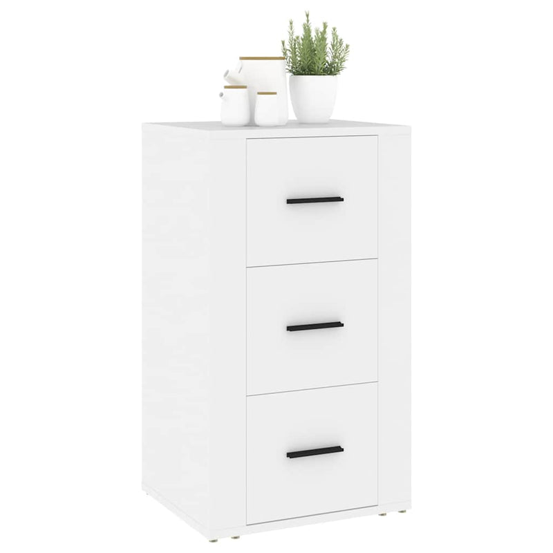 Dulap, alb, 40x33x70 cm, lemn prelucrat