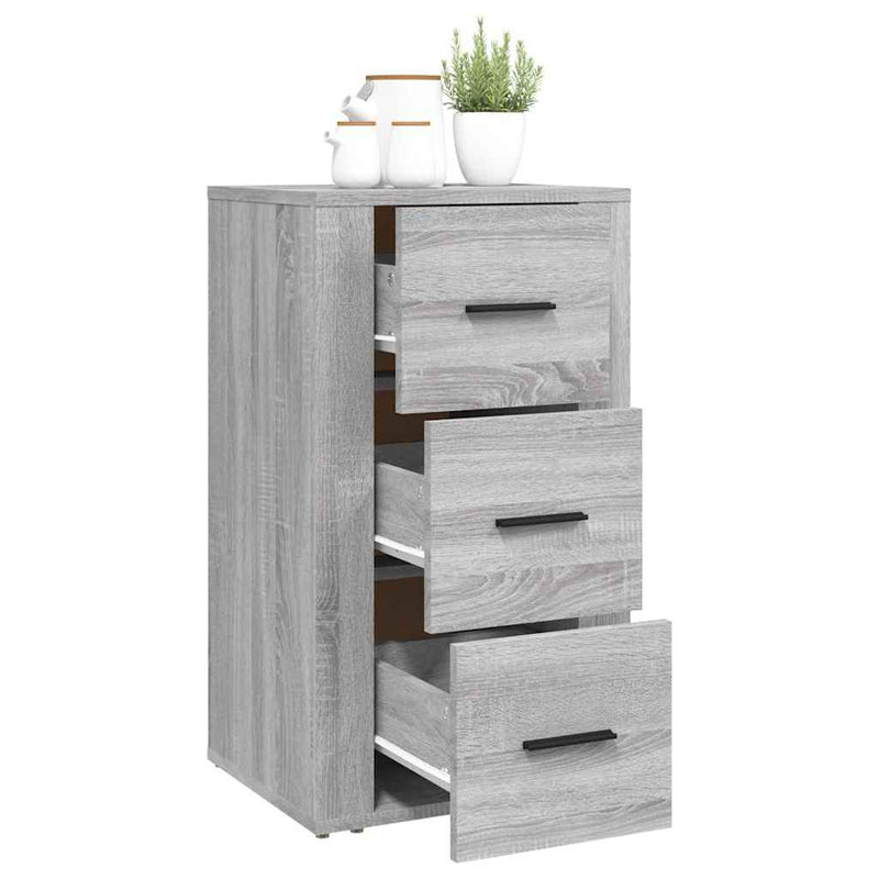 Dulap, gri sonoma, 40x33x70 cm, lemn compozit