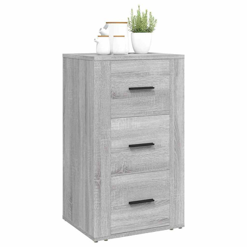 Dulap, gri sonoma, 40x33x70 cm, lemn compozit