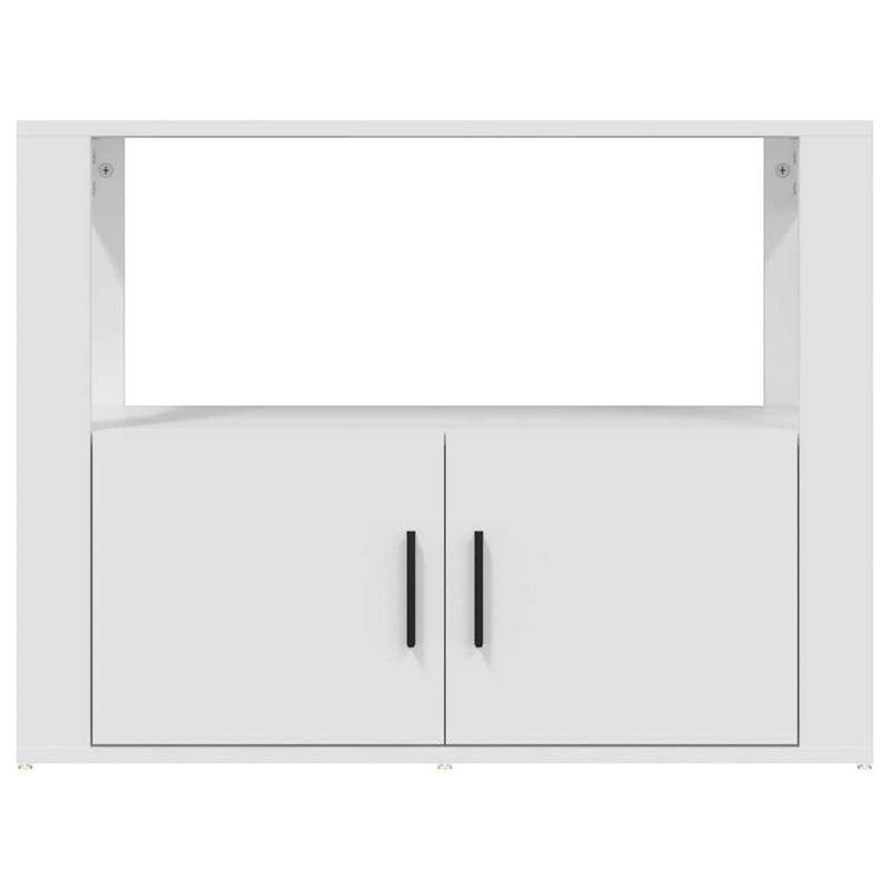 Servantă, alb, 80x30x60 cm, lemn prelucrat