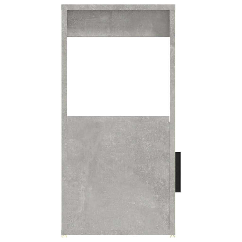 Servantă, gri beton, 80x30x60 cm, lemn prelucrat