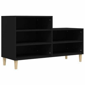 Pantofar, negru, 102x36x60 cm, lemn compozit