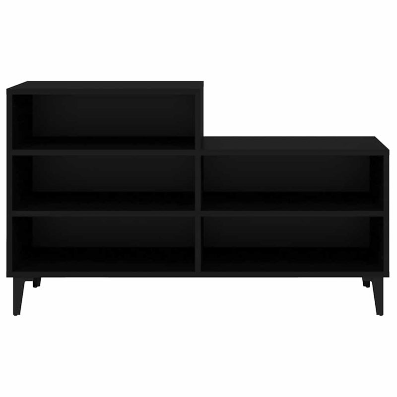 Pantofar, negru, 102x36x60 cm, lemn compozit