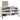 Pantofar, alb extralucios, 102x36x60 cm, lemn compozit