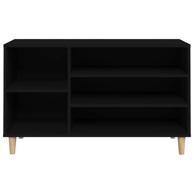 Pantofar, negru, 102x36x60 cm, lemn compozit