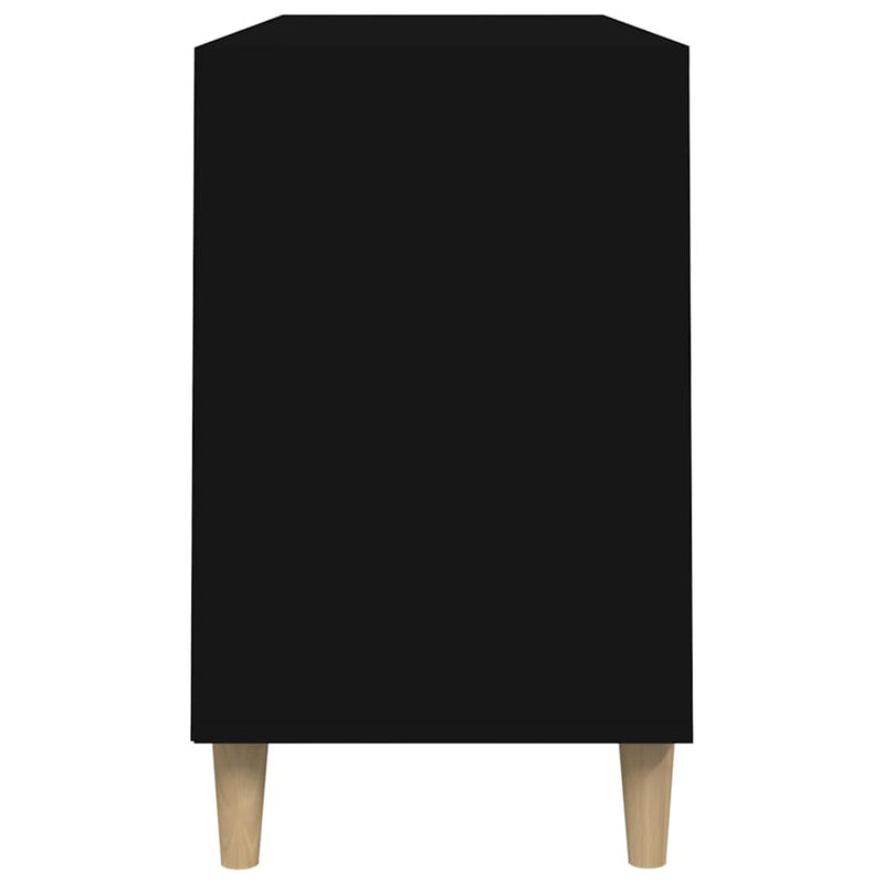 Pantofar, negru, 102x36x60 cm, lemn compozit