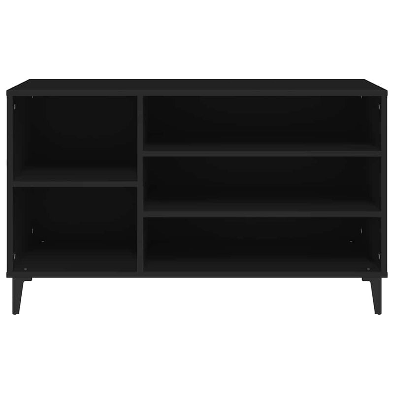 Pantofar, negru, 102x36x60 cm, lemn compozit