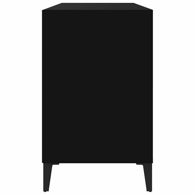 Pantofar, negru, 102x36x60 cm, lemn compozit