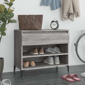 Pantofar, gri sonoma, 70x36x60 cm, lemn prelucrat
