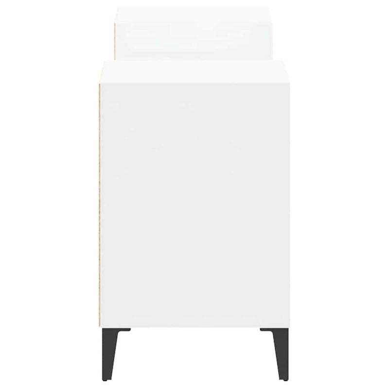 Comodă TV, alb, 160x35x55 cm, lemn prelucrat