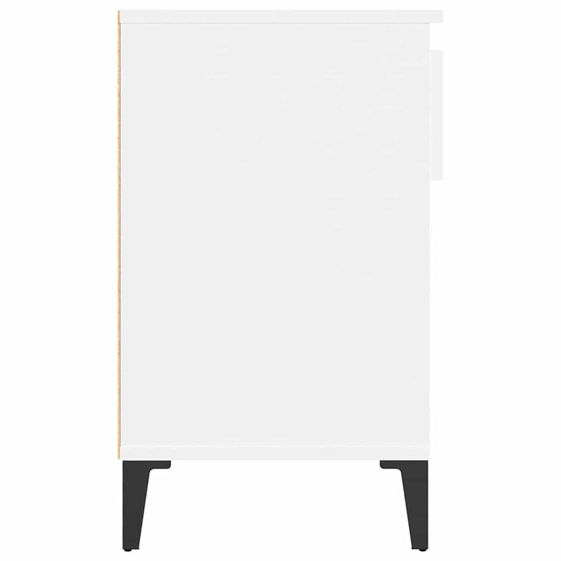 Pantofar, alb, 102x36x60 cm, lemn compozit