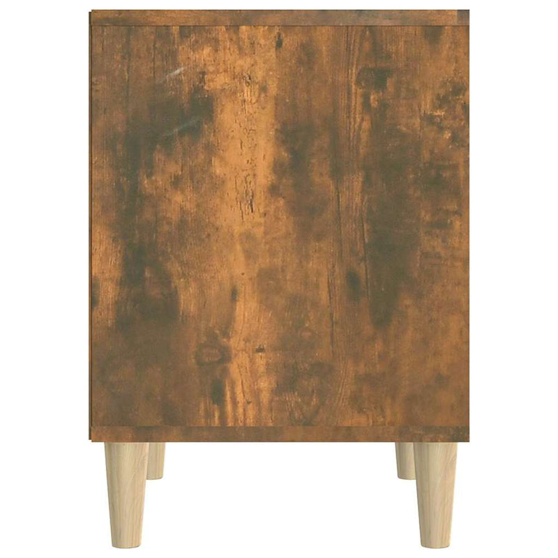 Noptiere, 2 buc., stejar fumuriu, 40x35x50 cm