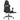 Scaun de gaming cu suport picioare, negru, textil