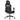 Scaun de gaming cu suport picioare, negru, textil