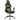 Scaun de gaming cu suport picioare, negru/verde deschis, textil