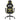 Scaun de gaming cu suport picioare, negru/verde deschis, textil