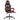 Scaun de gaming cu suport picioare, negru/roșu vin, piele eco