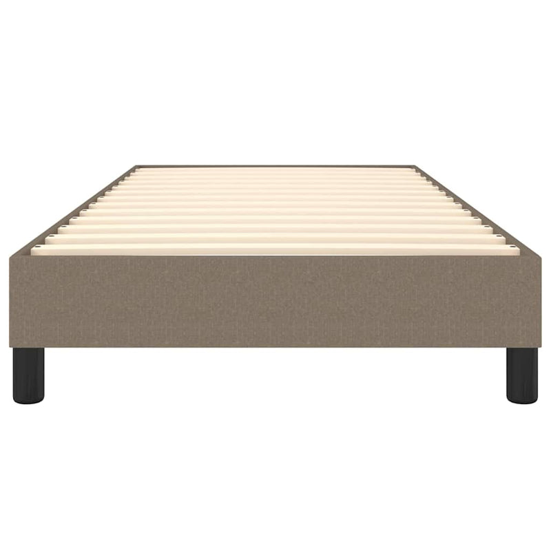 Cadru de pat cu arcuri Taupe 90x190 cm Stofa